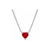 2023Hot selling 925 Sterling Silver Brilliant Red Heart Series Set Exquisite Charm Jewelry Five Piece Set give Girlfriends