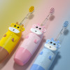 Cartoon Children's Sonic Electric Toothbrush Battery Colorful Light Kids Smart Tooth Brush Brush Heads