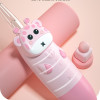 Cartoon Children's Sonic Electric Toothbrush Battery Colorful Light Kids Smart Tooth Brush Brush Heads