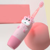 Cartoon Children's Sonic Electric Toothbrush Battery Colorful Light Kids Smart Tooth Brush Brush Heads