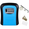 Wall Mount Key Storage Secret Box Organizer 4 Digit Combination Password Security Code Lock No Key Home Key Safe Box