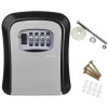 Wall Mount Key Storage Secret Box Organizer 4 Digit Combination Password Security Code Lock No Key Home Key Safe Box