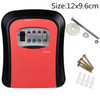 Wall Mount Key Storage Secret Box Organizer 4 Digit Combination Password Security Code Lock No Key Home Key Safe Box