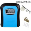Wall Mount Key Storage Secret Box Organizer 4 Digit Combination Password Security Code Lock No Key Home Key Safe Box