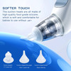 Baby Electric Nasal Aspirator Nose Suction Device with Food Grade Silicone Mouthpiece 3 Suction Modes and Soothing Music