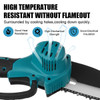 8 Inch Electric Chainsaw Brushless Rechargeable Battery Variable Speed Woodworking Garden Pruning Saw Power Tool for Makita 18V