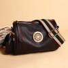 Women Genuine Leather Handbags Designer Rotating metal lock Ladies Shoulder Bags Fashion New Luxury Brand Female Messenger Bag