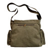 1Pc Canvas Shoulder Bag Large School Bag Casual Messenger Shoulder Bag Accessories