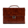 Luxury Leather Briefcases For Men Executive Business Office Notebook 16 Inch Laptop Handbag Shoulder Square Side Crossbody Bag