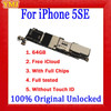 Factory Unlock For iPhone 5 5S 5C 5SE 6 Plus 6S 6SPlus Motherboard 100% Original Without Touch ID Logic Board Clean iCloud Plate