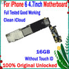 100% Original For iPhone 6 6S 6 Plus 6SP 5se 7 Plus 8 Plus Motherboard No Touch ID Full Unlocked Free icloud Logic board