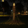 Outdoor Christmas Decorations Waterfall Solar Lights 350 LED 8 Modes Tree Lights Gift Patio Lights Decor Tree Wedding Yard Porch