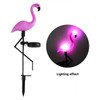 Solar Flamingo Light LED Outdoor Courtyard Lamp Garden Light Waterproof Stake Light Pathway Decor Solar Patio Ground Lantern