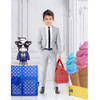 Boys Formal Suits Blazer Jacket Pants Dance Show 2 Pieces Complete Outfit Violin Wedding Birthday Party Children Gentleman Kids