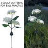 Hydrangea Flower Solar LED Light Outdoor Garden Lawn Lamp Waterproof Solar Path Lights Garden Vegetable Yard Country House Decor