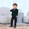 Children Formal Jacket Pants Bowtie 3PCS Photograph Suit Kids 1Year Birthday Party Dress Boys Wedding Performance Evening Set