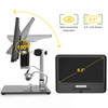 Andonstar Hot Microscope AD208 8.5 Inch Adjustable LCD Display for Soldering Digital Microscope Black 1080P Scope Soldering Tool