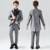Two Pieces Tuxedo Boy Suit Set (Jacket+Pants) 2023 New High Quality Fashion Children's Handsome Gentlemen Clothing Set