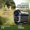 Nohawk Golf Laser Rangefinder 600M 1000M Multifunctional Telescope with Flag-Lock Slope Distance Meter for Hunting Monocular