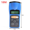 Digital Laser Rangefinder Portable Handheld Laser Distance Tester Backlit LCD Laser Range Device Measure Area Volume Pythagorean