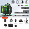 16 Lines 4D Laser Level with tripod green line SelfLeveling 360 Horizontal green Beam professional Laser level 1.5m tripod