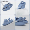 Cartoon Shark Slippers Kids Cute Soft Soled Non-Slip Children Garden Sandals Summer Shoes Baby Unisex Eva Round Head Slippers