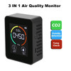 CO2 Meter Gas Detector Analyzer Air Quality Carbon Dioxide Detector Air Detector Intelligent Air Quality Air Pollution Monitor