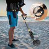 Metal Detector Adjustable Metal Finder Tool Kit LCD Display Jewelry Coin Hunting Detecting Device for Kids Junior Youth