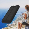 10000mAh Solar Charger Power Bank Flashlight Charger Shell Kit Fast Charger Built-in Led Control Panel For Electronic Device