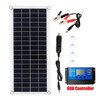 300W Solar Power System Solar Panel Kit 12V Solar Battery 10A-60A Controller Solar Panel Kit Mobile RV Car Caravan Home Camping