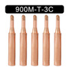 5 PCS 900M-T Pure Copper Soldering Iron Tips Lead-Free Welding Solder Tip 933.907.951 For Welding Equipment Soldering Supplies