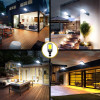 1/2/6pc Motion Sensor Solar Outdoor Lights Waterproof 117COB LED Security Wall Lights Street Lamps with 3 Mode Patio Garage Yard