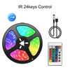Smart Bluetooth LED Strip Lights Infrared Control RGB5050 Music Sync Flexible 5V Lamp for TV Backlight Christmas Decoration Gift