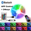 Color RGB 5050 LED Strip Bluetooth Tape Decor for Room LED 10m 15m 20m 30m PC TV backlight Neon LED Lighting Cветодиодная лента