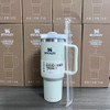 Stanley 40Oz Cup with Straw Cold Insulation Stainless Steel Vacuum Insulated Car Mug Thermal Iced Travel Cup Water Bottle