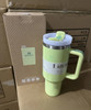 Stanley 40Oz Cup with Straw Cold Insulation Stainless Steel Vacuum Insulated Car Mug Thermal Iced Travel Cup Water Bottle