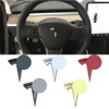 Tesla Steering Wheel Emblem Sticker Badge Styling Modification Decoration Accessories For Tesla Model 3/X/S/Y