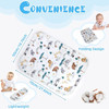 70x90CM Portable Diaper Changing Pad Waterproof Foldable Baby Changing Mat Travel Bed Play Stroller Crib Car Mattress Washable