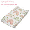 Baby Changing Pad Cover Soft Breathable Cotton Nursery Table Sheet Print Changing Mat Protector for Infant Toddler Shower Gifts