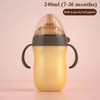 Baby Bottle with Silicone Handle Baby Bottle Photography Accessories 0-36 months 150ml 240ml Baby Boys and Girls