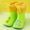 Children Rain Boots Rubber Boots Kids Water Shoes PVC Baby Cartoon Waterproof Non-slip Warm Winter