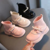 Children Fashion Casual Shoes Soft Bottom Princess Short Boots Girls Comfortable Walking Slip-on Sports Shoes Children Boys Kids