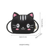 Children Mini Coin Purse Wallet Cartoon Cat Princess Girl Handbags Fashion PU Leather Kids Shoulder Crossbody Bags Baby Backpack