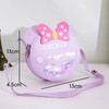 New Children's Crossbody Bag Cute Little Girl Bag Fashionable and Fashionable Mini Round Bag Baby One Shoulder Zero Wallet