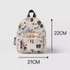 New Style Children's Bag Girls Boys Disney Brand Mickey Mouse Backpack Black Nylon Zipper Two Shoulders WaterProof Schoolbag