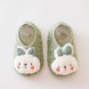 Thickened Green Frog Baby Floor Socks Baby Toddler Shoes Sock Shoes Non-Slip Soft Bottom Cartoon Early Education Baby Shoes