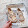 Children‘s Leather Shoes Rhinestone bowkont Girls Party Flats Kids Loafers 2023 New Arrival Student Princess Performance Shoes