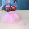 2pcs Baby Newborn Photography Props Baobao Tutu Skirt Photo and Flower Headband Hat for Kids Accessories