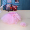 2pcs Baby Newborn Photography Props Baobao Tutu Skirt Photo and Flower Headband Hat for Kids Accessories