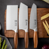 Professional Japanese Kitchen Chef Knife Set Meat Fish Slicing Vegetables Cutter Stainless Steel Butcher Cleaver Knife with Box